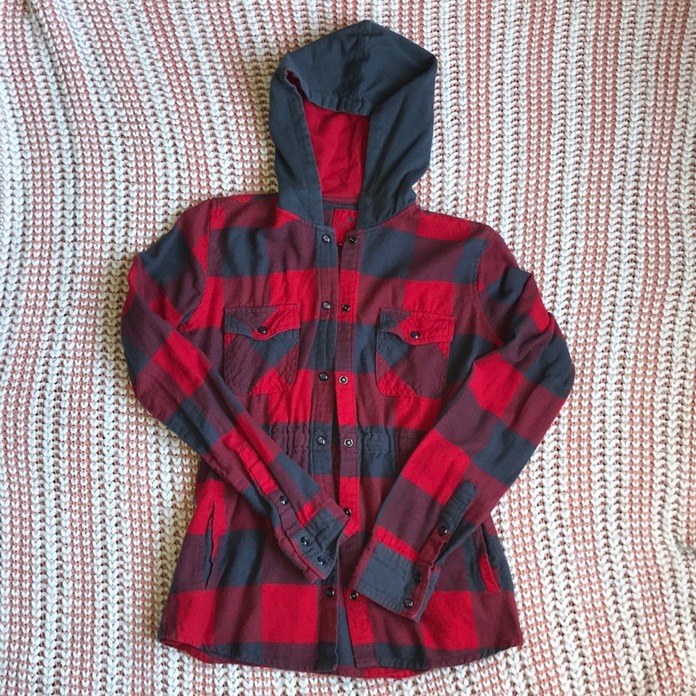 PacSun Nollie || Hooded Flannel